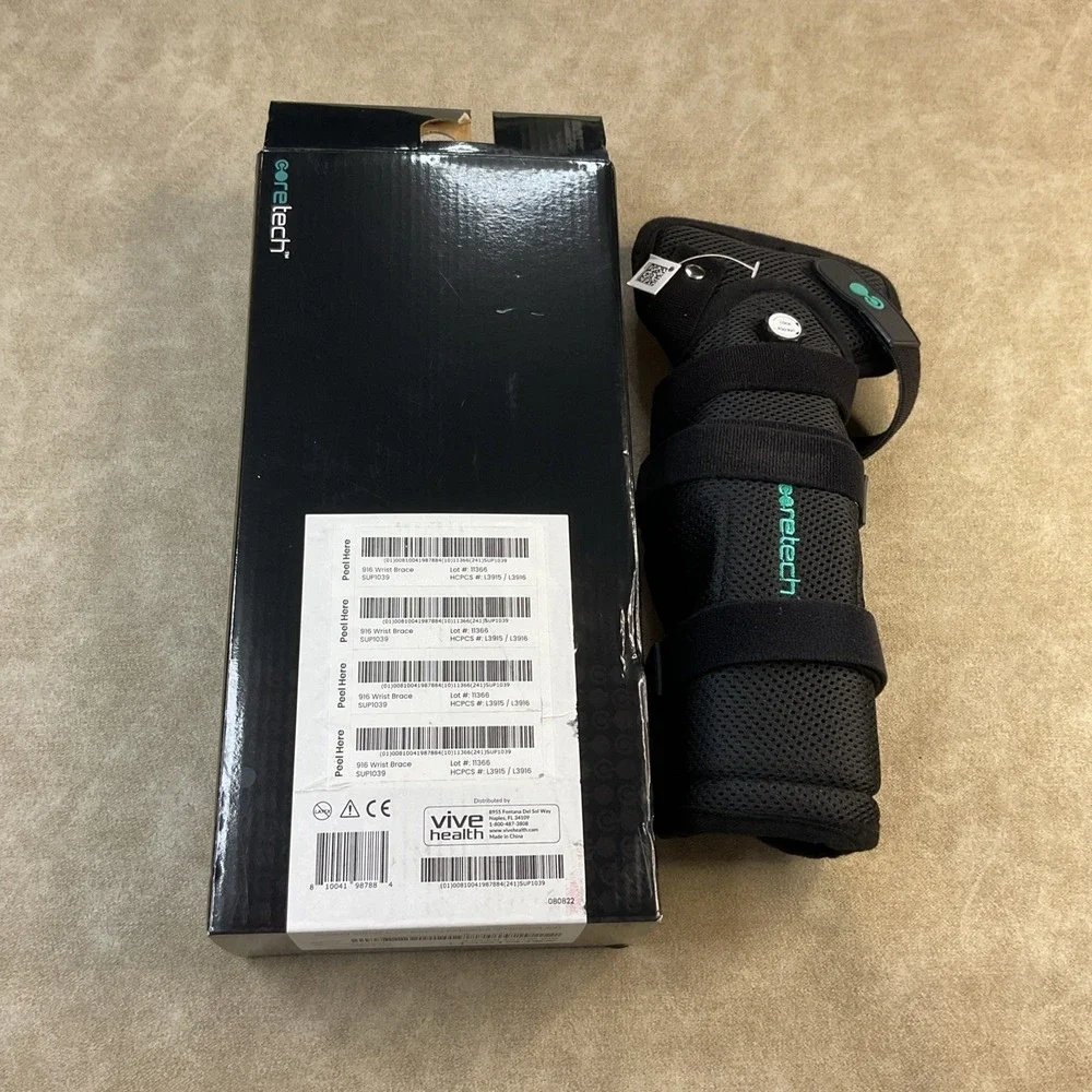 CORETECH 916 Wrist Brace Splint Carpal Tunnel Support Adjustable ROM Universal